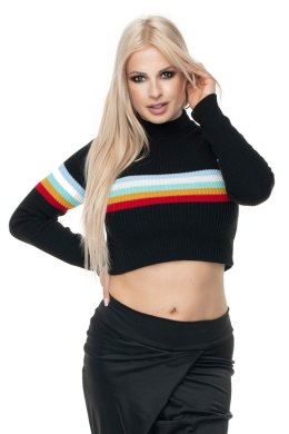 Sweter Damski Model 70015 Black - PeeKaBoo PeeKaBoo