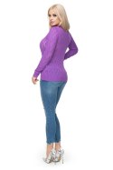Sweter Damski Model 70018 Violet - PeeKaBoo PeeKaBoo Sweter Damski Model 70018 Violet - PeeKaBoo PeeKaBoo