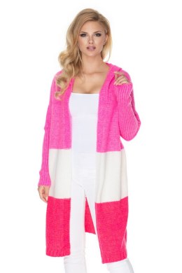 Sweter Kardigan Model 30069 Pink/Fuksja - PeeKaBoo PeeKaBoo