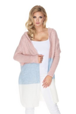 Sweter Kardigan Model 30069 Powder Pink/Sky Blue - PeeKaBoo PeeKaBoo