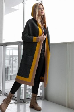 Sweter Kardigan Model 30085 Khaki - PeeKaBoo PeeKaBoo