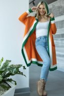 Sweter Kardigan Model 30085 Orange - PeeKaBoo PeeKaBoo Sweter Kardigan Model 30085 Orange - PeeKaBoo PeeKaBoo