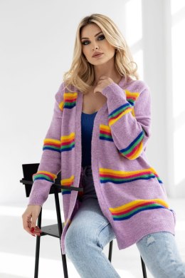 Sweter Kardigan Model 30090 Lila - PeeKaBoo PeeKaBoo
