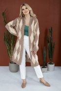 Sweter Kardigan Model 30092 Cappuccino - PeeKaBoo PeeKaBoo Sweter Kardigan Model 30092 Cappuccino - PeeKaBoo PeeKaBoo