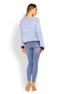 Sweter Kardigan Model 60004 Sky Blue - PeeKaBoo PeeKaBoo
