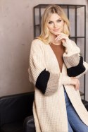 Sweter Kardigan Model 70041 Beige - PeeKaBoo PeeKaBoo Sweter Kardigan Model 70041 Beige - PeeKaBoo PeeKaBoo