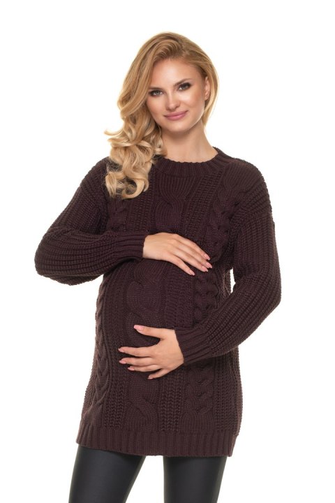 Sweter Model 70040 Chocco - PeeKaBoo PeeKaBoo Sweter Model 70040 Chocco - PeeKaBoo PeeKaBoo