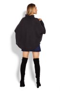 Sweter Ponczo Model 70009 Grafit - PeeKaBoo PeeKaBoo