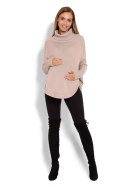 Sweter Ponczo Model 70009C Latte - PeeKaBoo PeeKaBoo Sweter Ponczo Model 70009C Latte - PeeKaBoo PeeKaBoo
