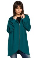 Bluza Damska Model B054 Green - BeWear BeWear Bluza Damska Model B054 Green - BeWear BeWear