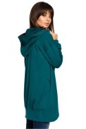Bluza Damska Model B054 Green - BeWear BeWear Bluza Damska Model B054 Green - BeWear BeWear