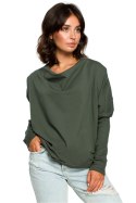 Bluza Damska Model B094 Green - BeWear BeWear Bluza Damska Model B094 Green - BeWear BeWear