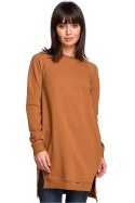 Bluza Damska Model B101 Carmel - BeWear BeWear Bluza Damska Model B101 Carmel - BeWear BeWear