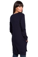 Bluza Damska Model B101 Navy - BeWear BeWear Bluza Damska Model B101 Navy - BeWear BeWear