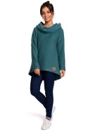 Bluza Damska Model B131 Turkus - BeWear BeWear Bluza Damska Model B131 Turkus - BeWear BeWear