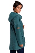Bluza Damska Model B131 Turkus - BeWear BeWear Bluza Damska Model B131 Turkus - BeWear BeWear