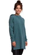 Bluza Damska Model B176 Turkus - BeWear BeWear Bluza Damska Model B176 Turkus - BeWear BeWear