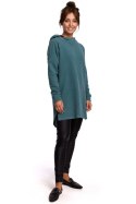 Bluza Damska Model B176 Turkus - BeWear BeWear Bluza Damska Model B176 Turkus - BeWear BeWear