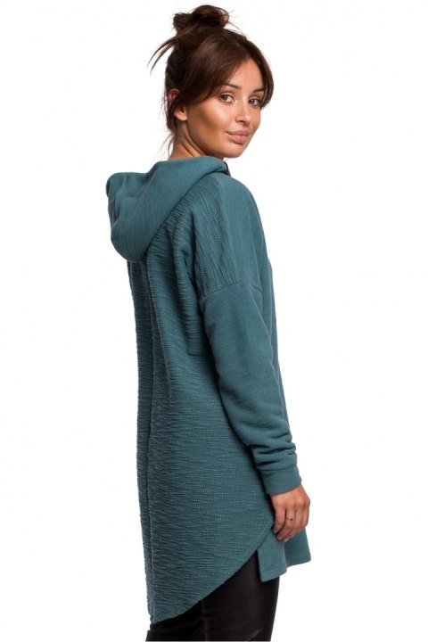 Bluza Damska Model B176 Turkus - BeWear BeWear Bluza Damska Model B176 Turkus - BeWear BeWear