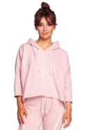 Bluza Damska Model B239 Powder Pink - BeWear BeWear Bluza Damska Model B239 Powder Pink - BeWear BeWear