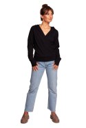 Bluza Damska Model B246 Black - BeWear BeWear Bluza Damska Model B246 Black - BeWear BeWear