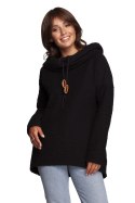 Bluza Damska Model B249 Black - BeWear BeWear Bluza Damska Model B249 Black - BeWear BeWear