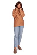 Bluza Damska Model B249 Cynamon - BeWear BeWear Bluza Damska Model B249 Cynamon - BeWear BeWear