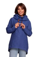 Bluza Damska Model B249 Indygo - BeWear BeWear Bluza Damska Model B249 Indygo - BeWear BeWear