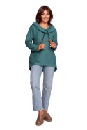 Bluza Damska Model B249 Turkus - BeWear BeWear Bluza Damska Model B249 Turkus - BeWear BeWear