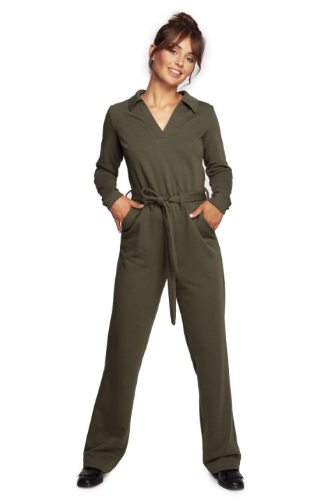 Kombinezon Model B248 Olive - BeWear BeWear Kombinezon Model B248 Olive - BeWear BeWear