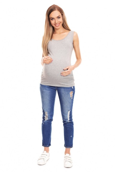 Koszulka ciążowa Model 0141 Grey - PeeKaBoo PeeKaBoo Koszulka ciążowa Model 0141 Grey - PeeKaBoo PeeKaBoo
