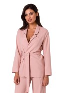 Marynarka Model B253 Pink - BeWear BeWear Marynarka Model B253 Pink - BeWear BeWear