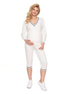Spodnie Dres Model 0202 Cream - PeeKaBoo PeeKaBoo Spodnie Dres Model 0202 Cream - PeeKaBoo PeeKaBoo