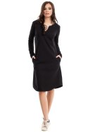 Sukienka Model B017 Black - BeWear BeWear Sukienka Model B017 Black - BeWear BeWear
