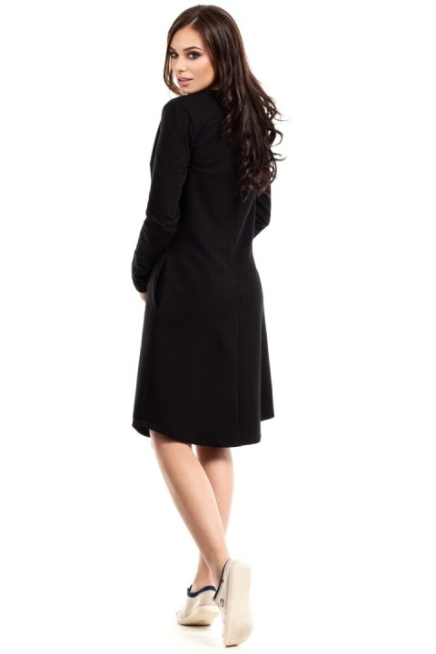 Sukienka Model B017 Black - BeWear BeWear Sukienka Model B017 Black - BeWear BeWear