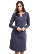 Sukienka Model B017 Blue - BeWear BeWear Sukienka Model B017 Blue - BeWear BeWear