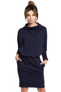 Sukienka Model B032 Navy - BeWear BeWear Sukienka Model B032 Navy - BeWear BeWear