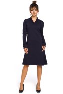 Sukienka Model B044 Navy - BeWear BeWear Sukienka Model B044 Navy - BeWear BeWear