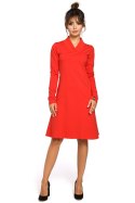 Sukienka Model B044 Red - BeWear BeWear Sukienka Model B044 Red - BeWear BeWear