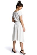 Sukienka Model B067 Ecru - BeWear BeWear Sukienka Model B067 Ecru - BeWear BeWear