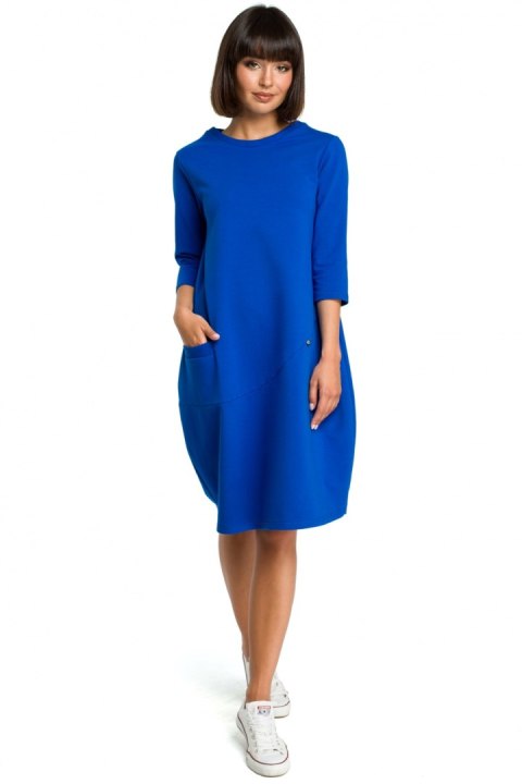Sukienka Model B083 Chaber - BeWear BeWear Sukienka Model B083 Chaber - BeWear BeWear