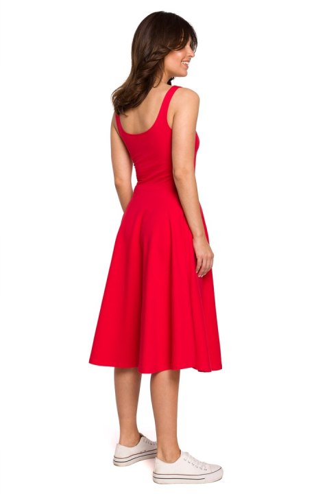 Sukienka Model B218 Red - BeWear BeWear Sukienka Model B218 Red - BeWear BeWear