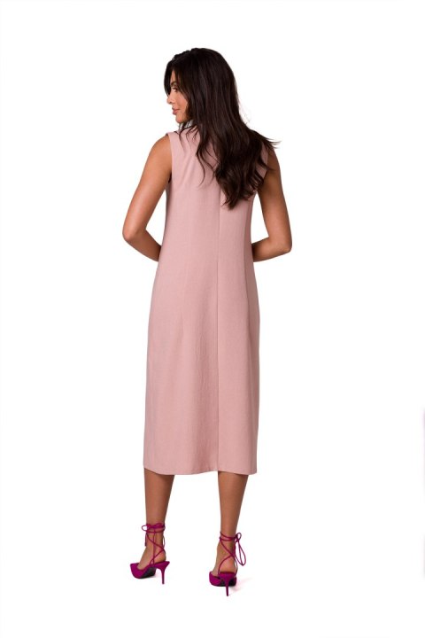 Sukienka Model B254 Pink - BeWear BeWear Sukienka Model B254 Pink - BeWear BeWear