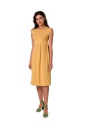 Sukienka Model B262 Honey - BeWear BeWear Sukienka Model B262 Honey - BeWear BeWear