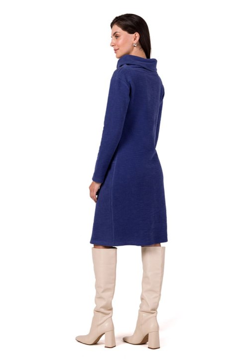 Sukienka Model B270 Indygo - BeWear BeWear Sukienka Model B270 Indygo - BeWear BeWear