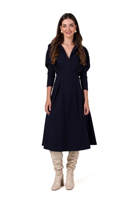 Sukienka Model B273 Navy - BeWear BeWear Sukienka Model B273 Navy - BeWear BeWear
