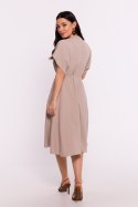 Sukienka Model B278 Beige - BeWear BeWear Sukienka Model B278 Beige - BeWear BeWear