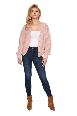 Sweter Kardigan Model 30077 Blady Róż - PeeKaBoo PeeKaBoo