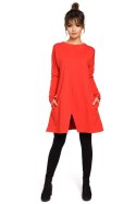 Tunika Model B042 Red - BeWear BeWear Tunika Model B042 Red - BeWear BeWear