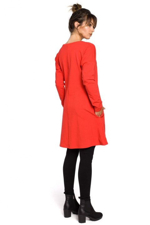 Tunika Model B042 Red - BeWear BeWear Tunika Model B042 Red - BeWear BeWear